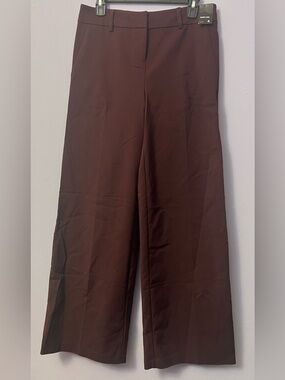 NY&Co Burgundy Wide Leg Pants